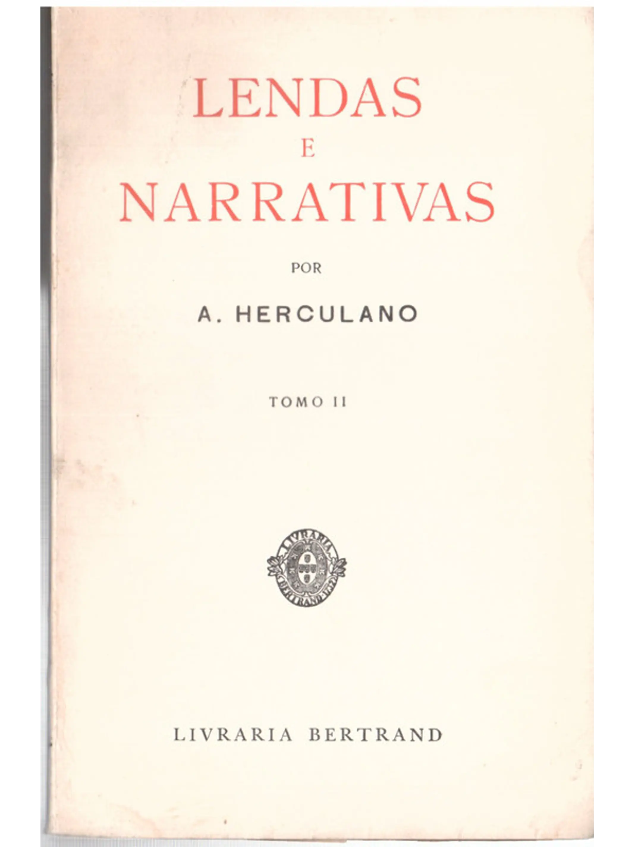 Lendas e narrativas Volume 2 1
