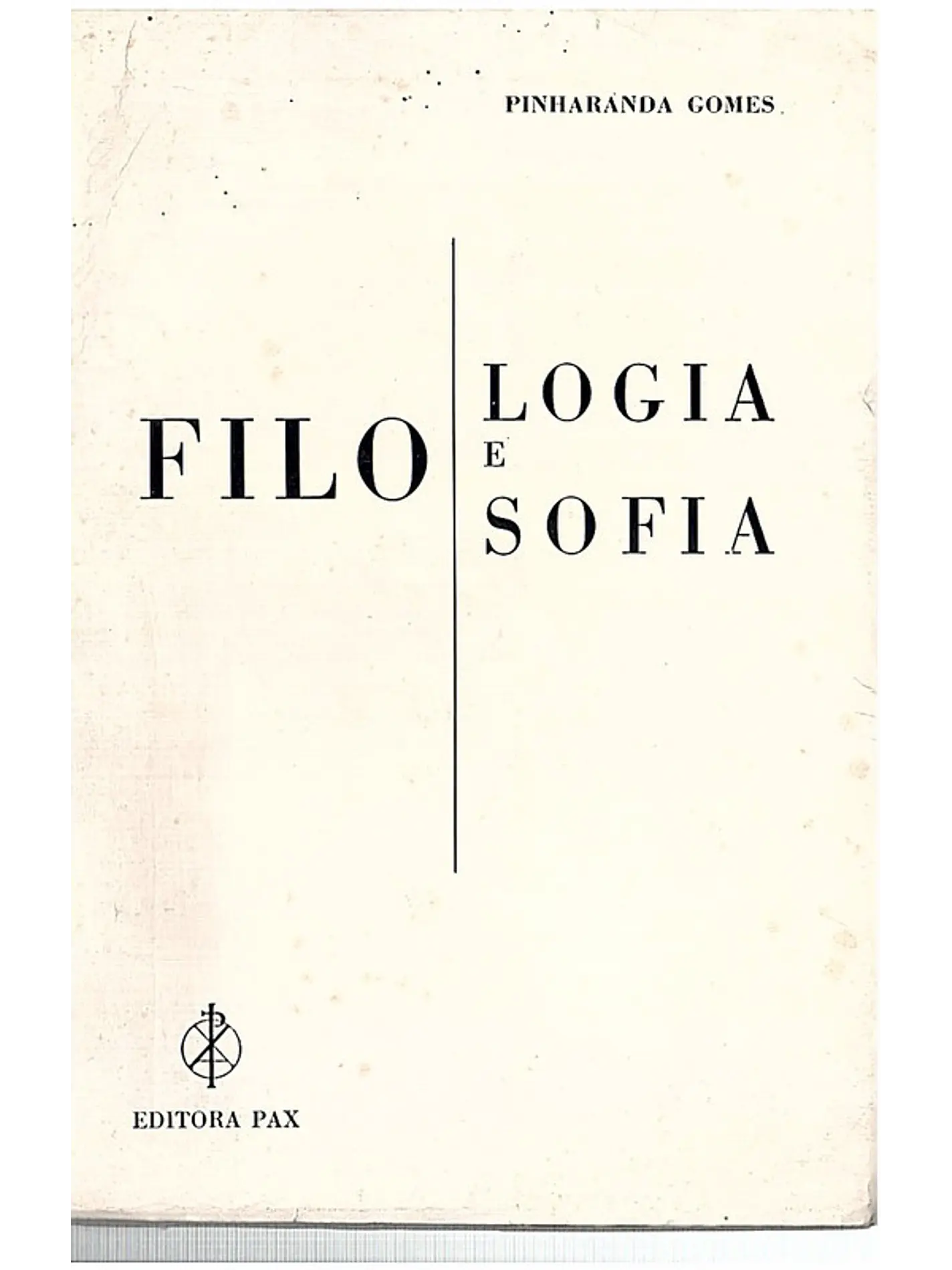 Filologia e filosofia 1