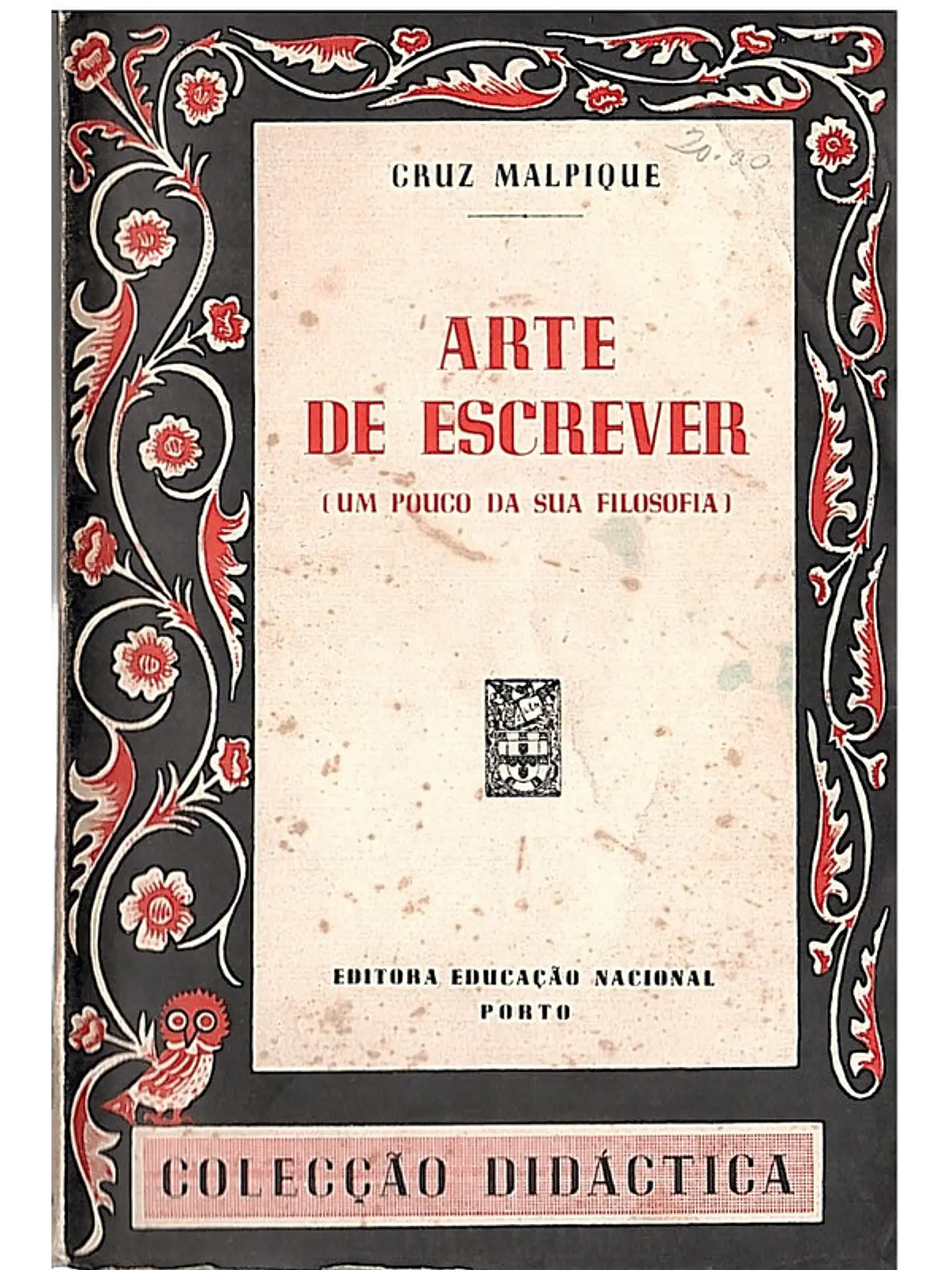 Arte de escrever (um pouco da sua filosofia) 1