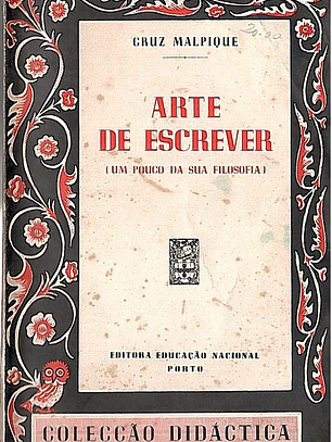 Arte de escrever (um pouco da sua filosofia)