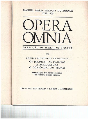 Opera omnia - vol. VI