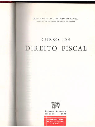 Curso de direito fiscal