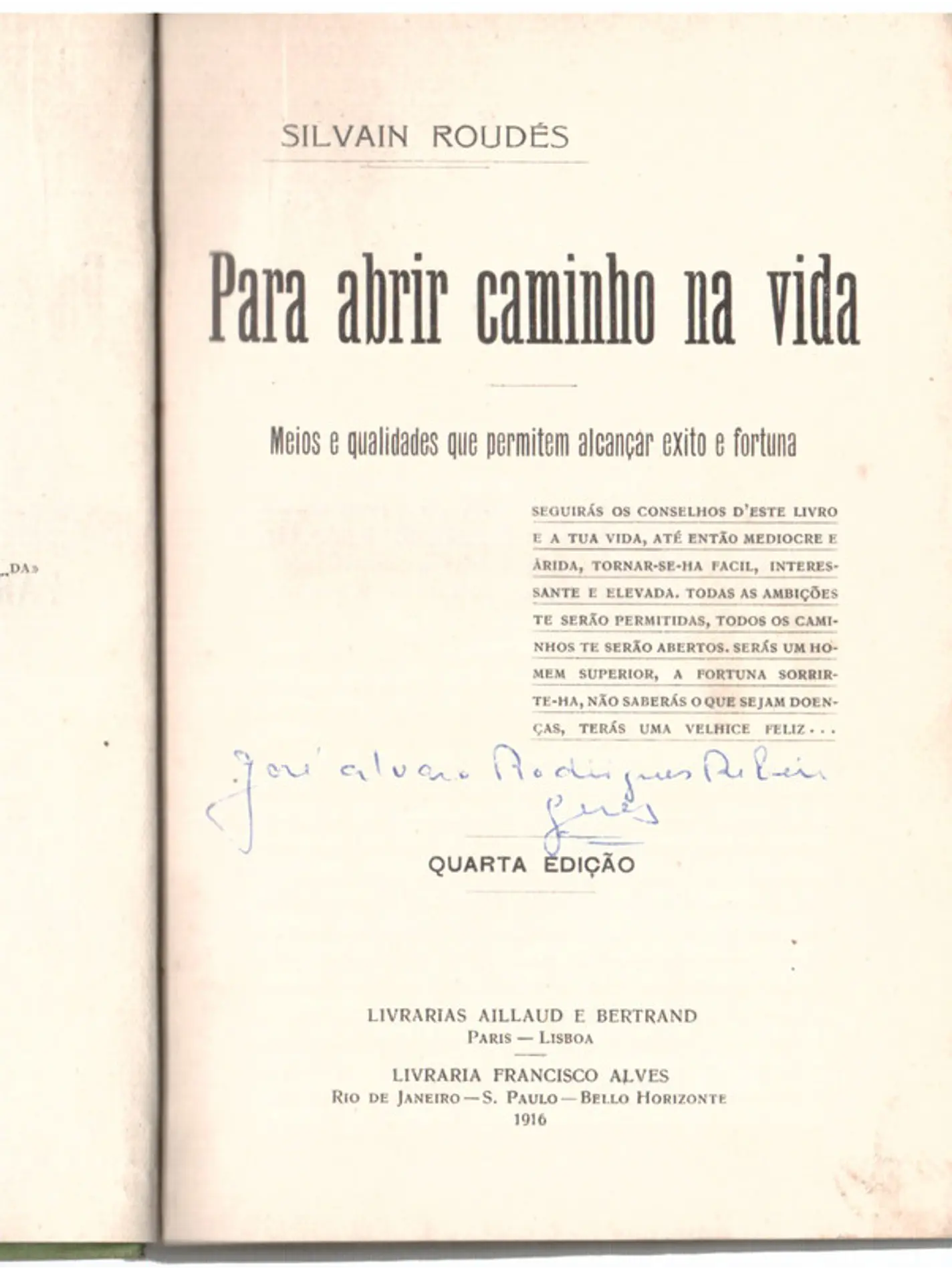 Para abrir caminho na vida 1