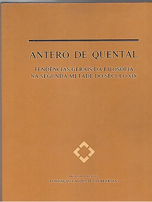 Tendências gerais da filosofia na segunda metade do século XIX