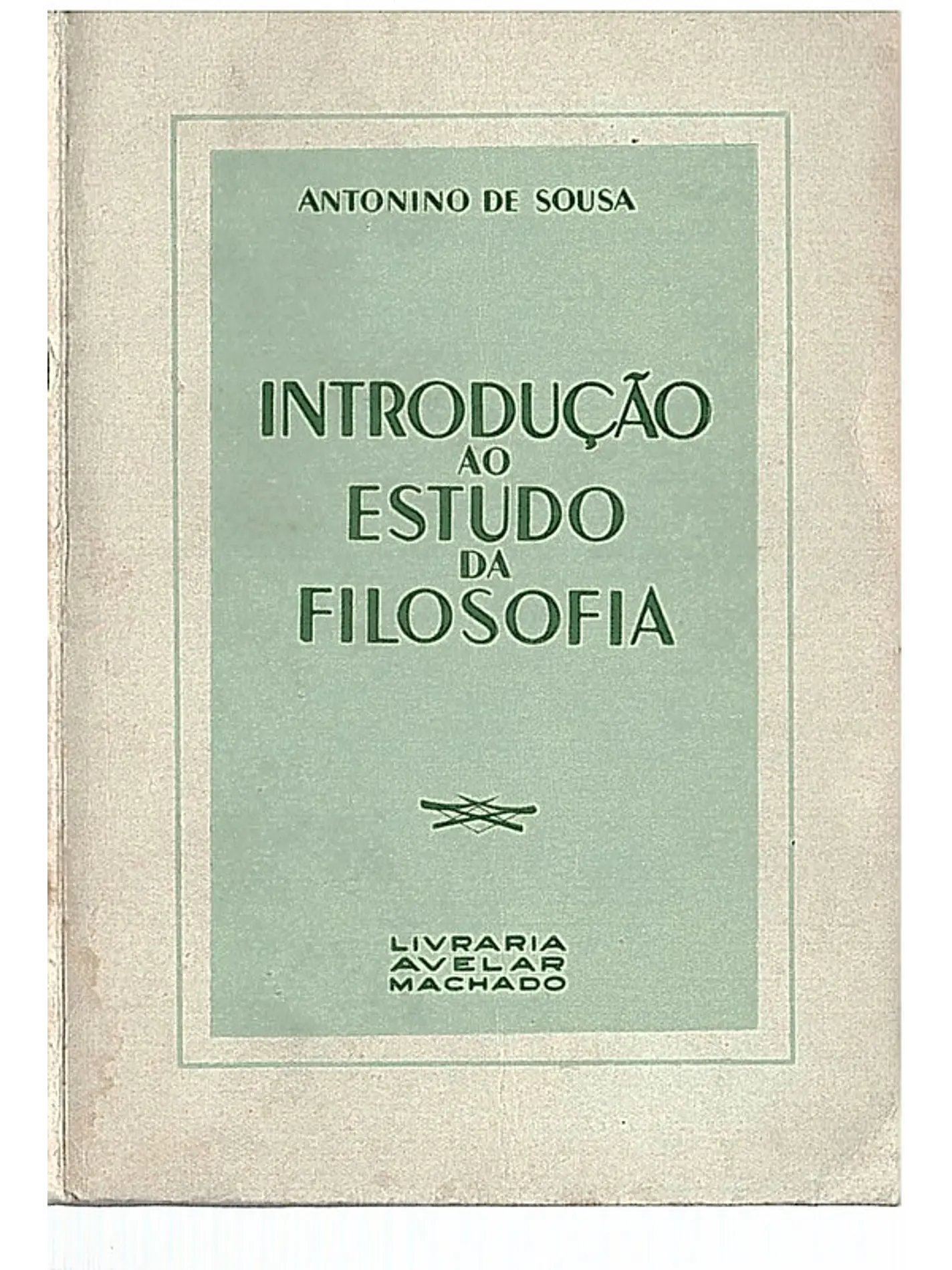 Introdução ao estudo da filosofia 1