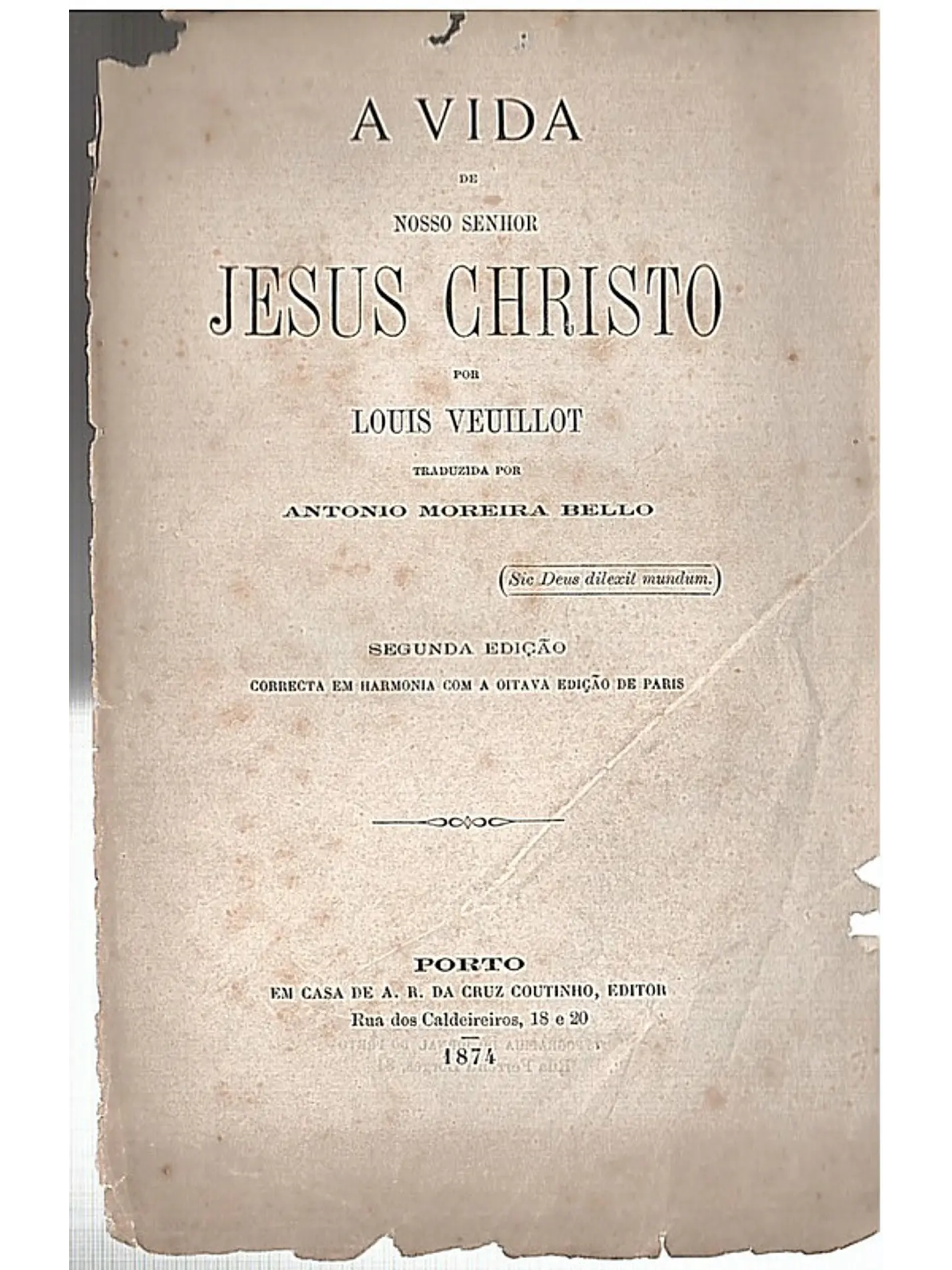 A vida de nosso senhor Jesus Cristo 1