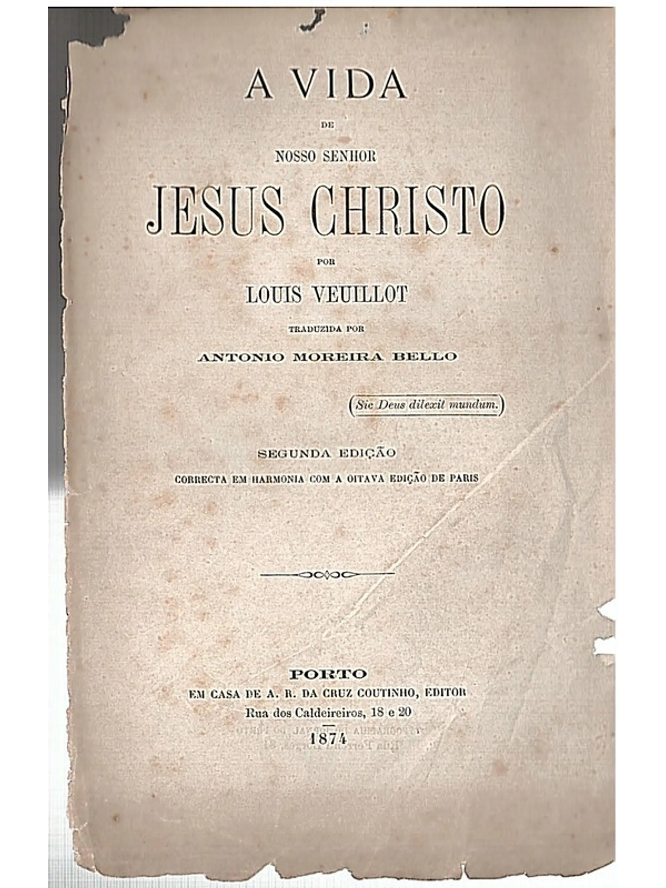A vida de nosso senhor Jesus Cristo 1