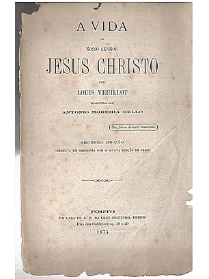 A vida de nosso senhor Jesus Cristo