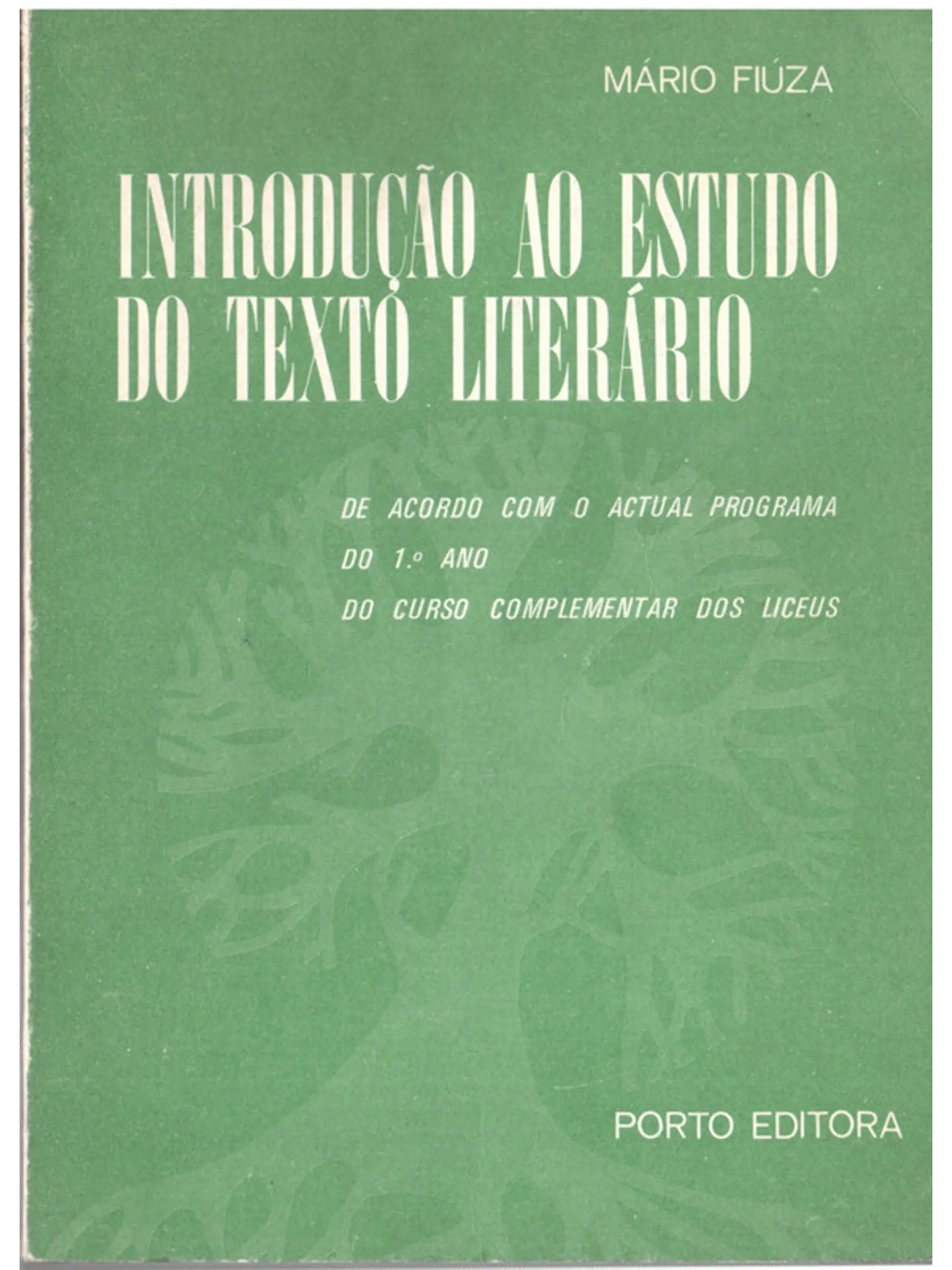 Introdução ao estudo do texto literário 1