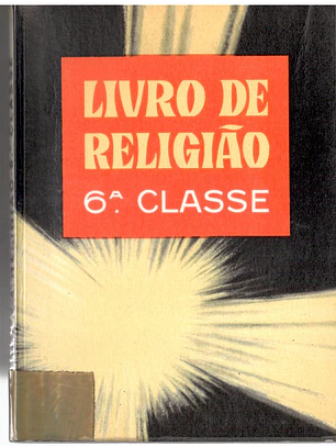Livro de religião ensino primário complementar sexta classe