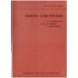 Direito comunitário segundo volume