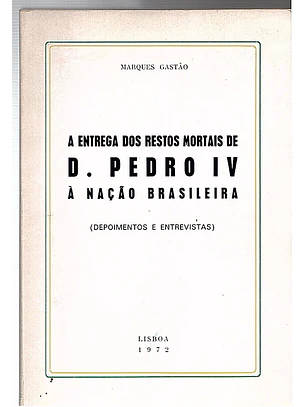 A entrega dos restos mortais de D. Pedro V à nação brasileira