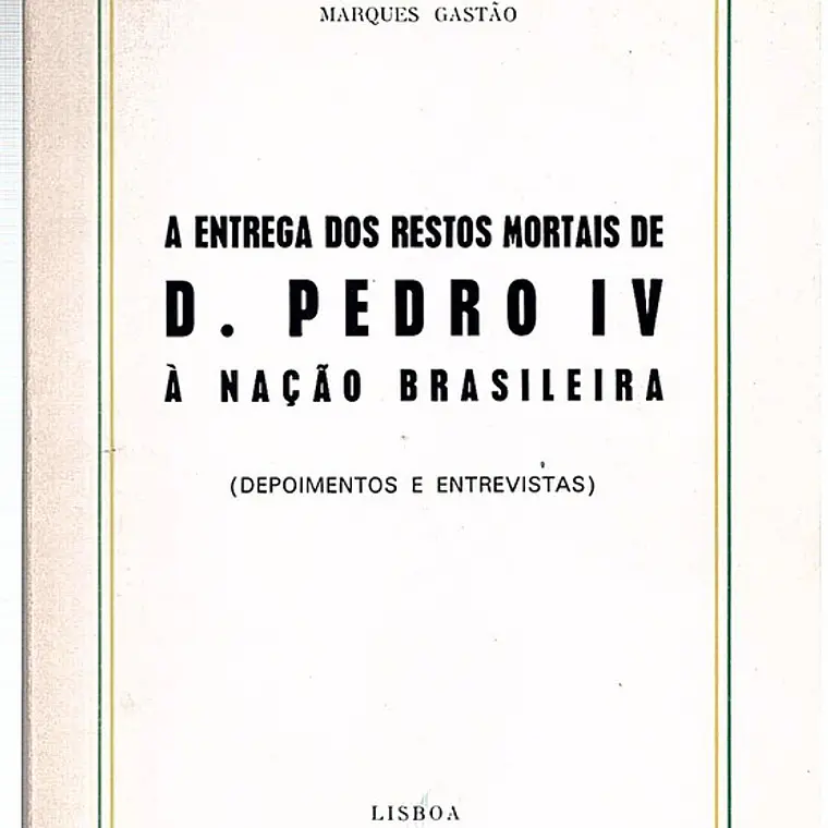 A entrega dos restos mortais de D. Pedro V à nação brasileira 1