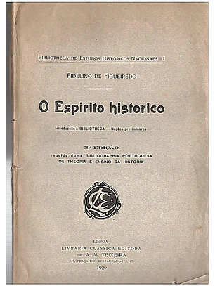 O espírito histórico