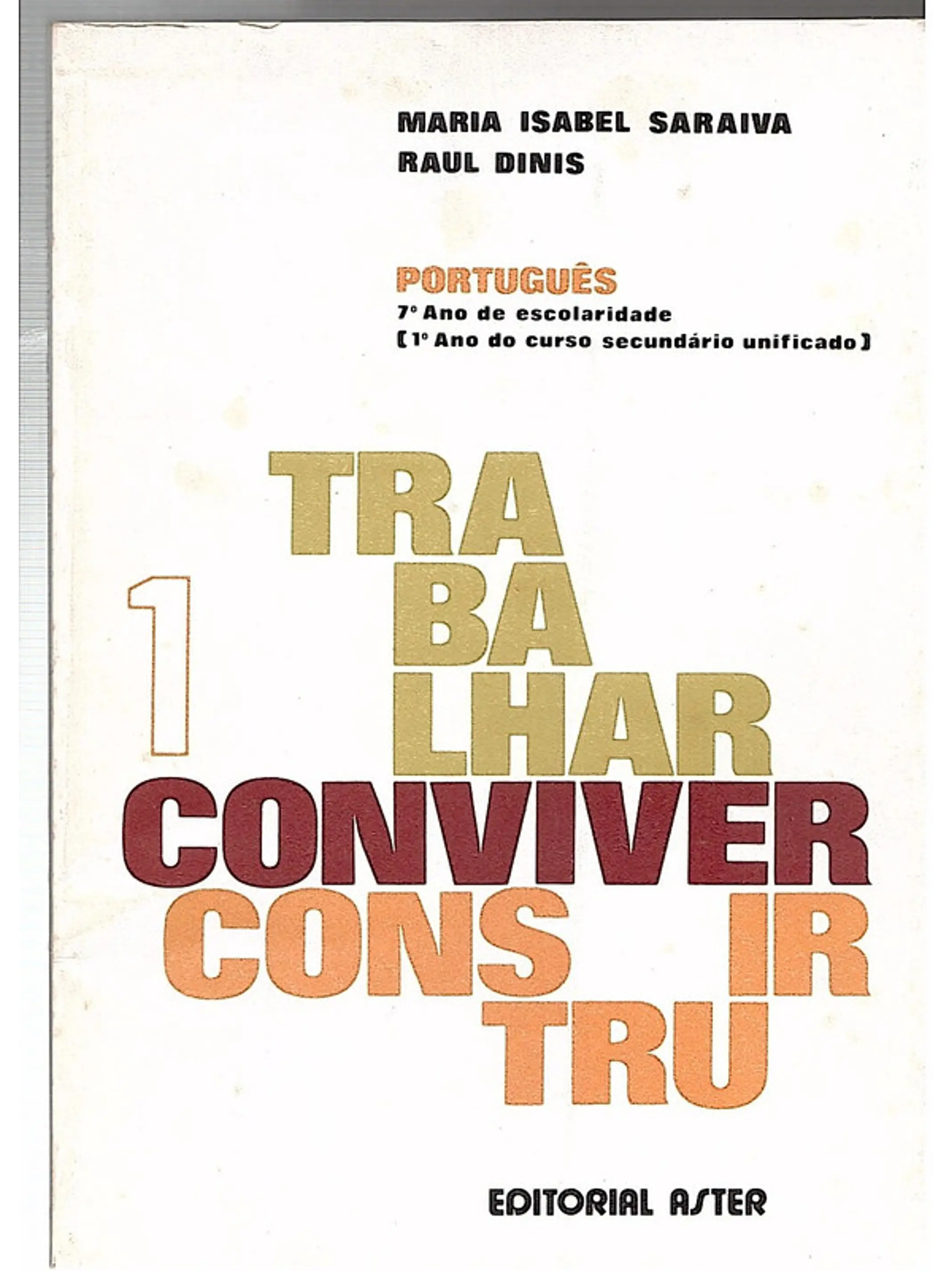 Português - Trabalhar conviver construir 1