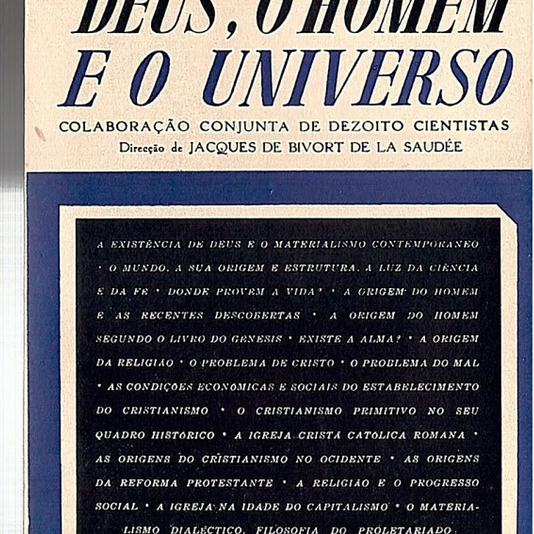 Deus, o homem e o universo 1