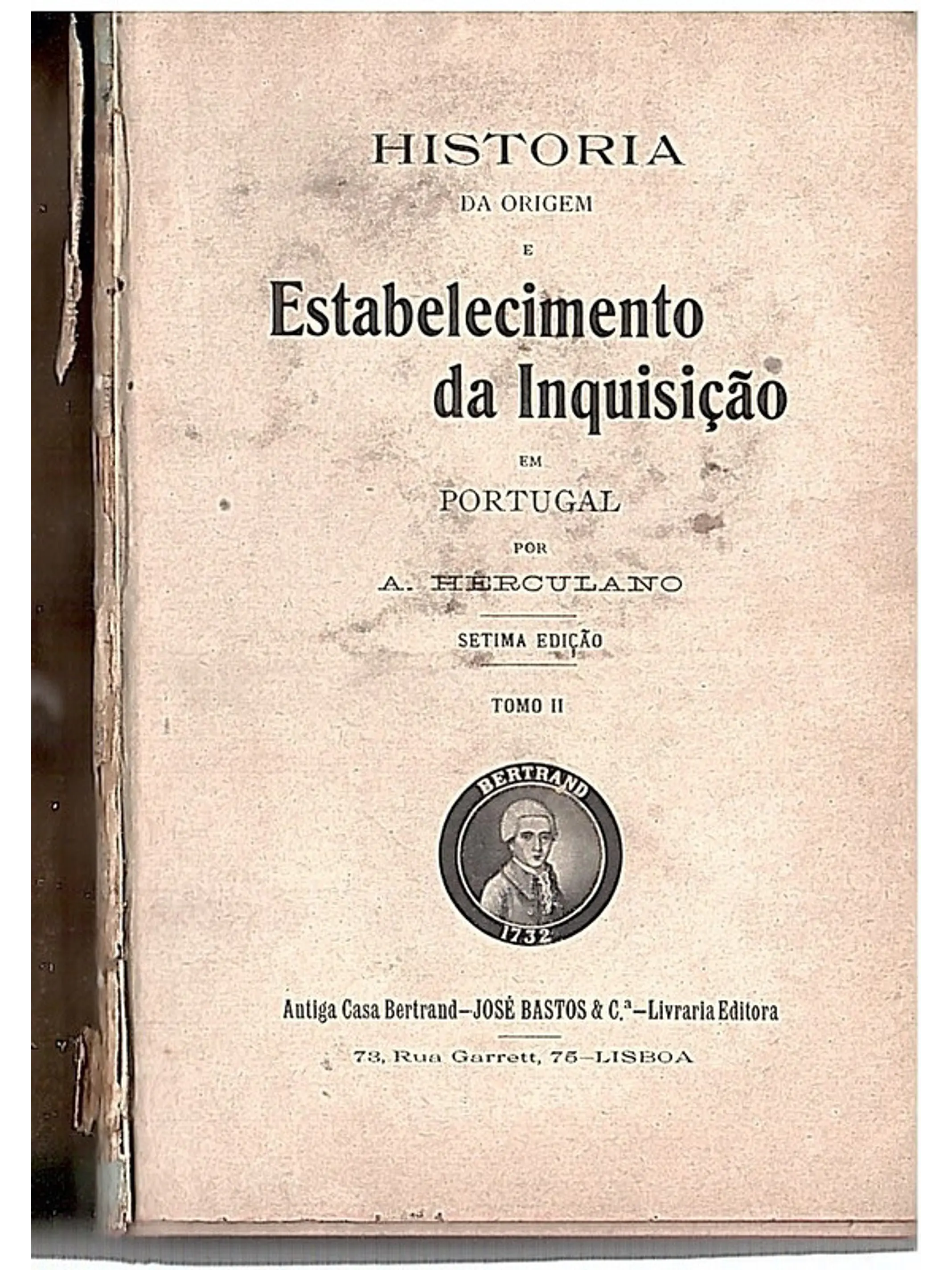 História da origem e estabelecimento da inquisição em Portugal (vol 2) 1