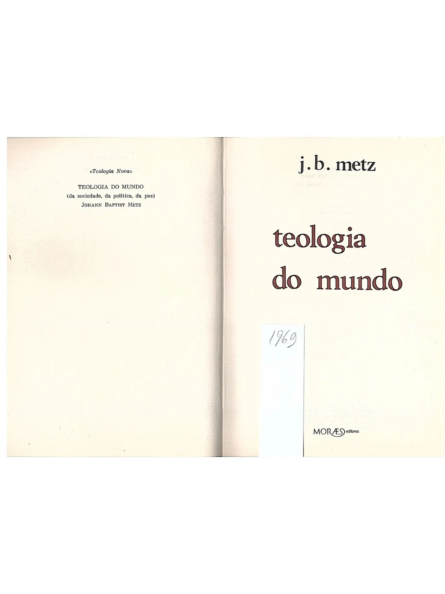 Teologia do mundo 1