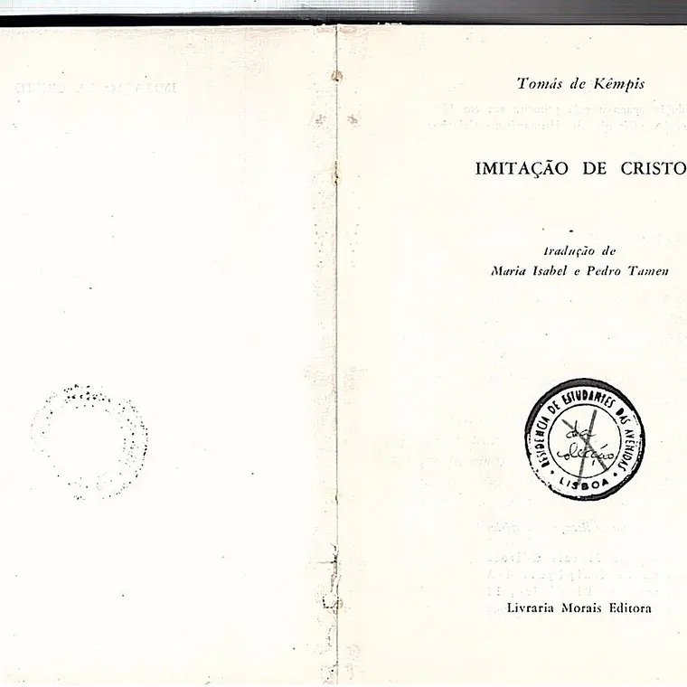 Imitação de Cristo 1