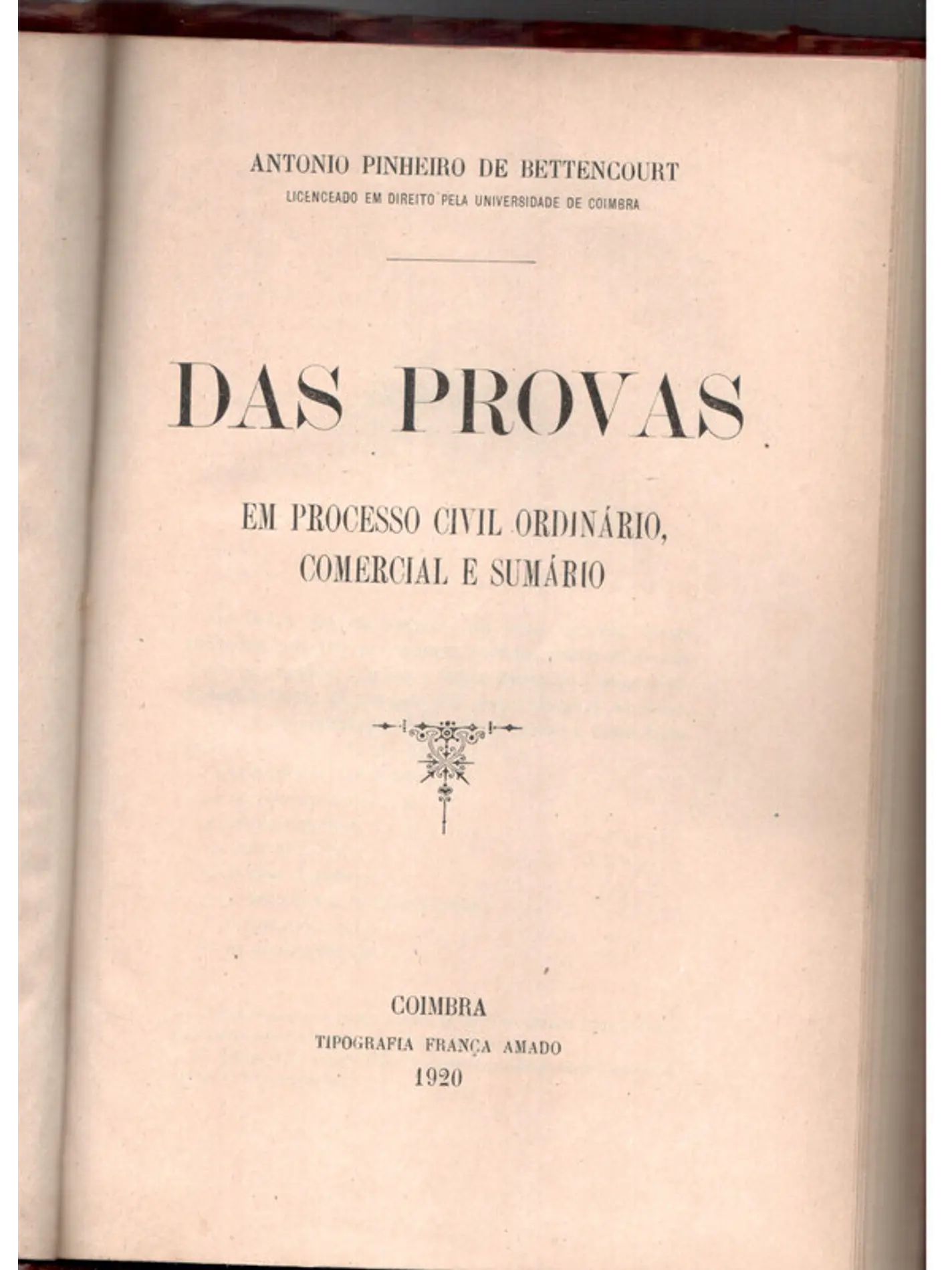 Das provas em processo civil ordinário comercial e sumário 1