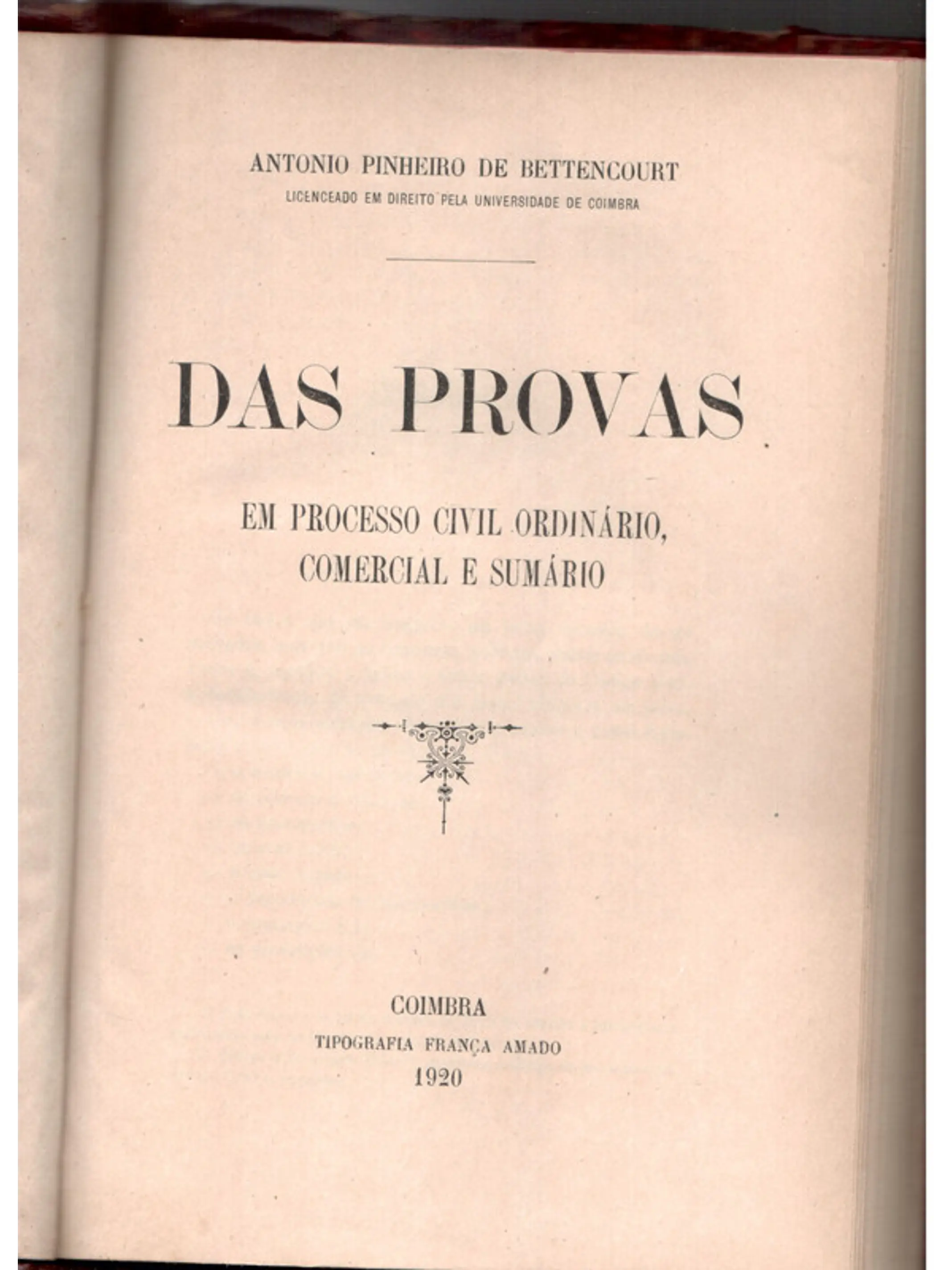 Das provas em processo civil ordinário comercial e sumário 1