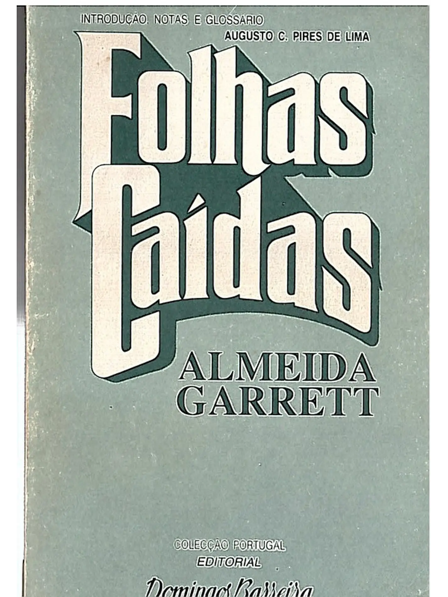 Folhas caídas Almeida Garret 1