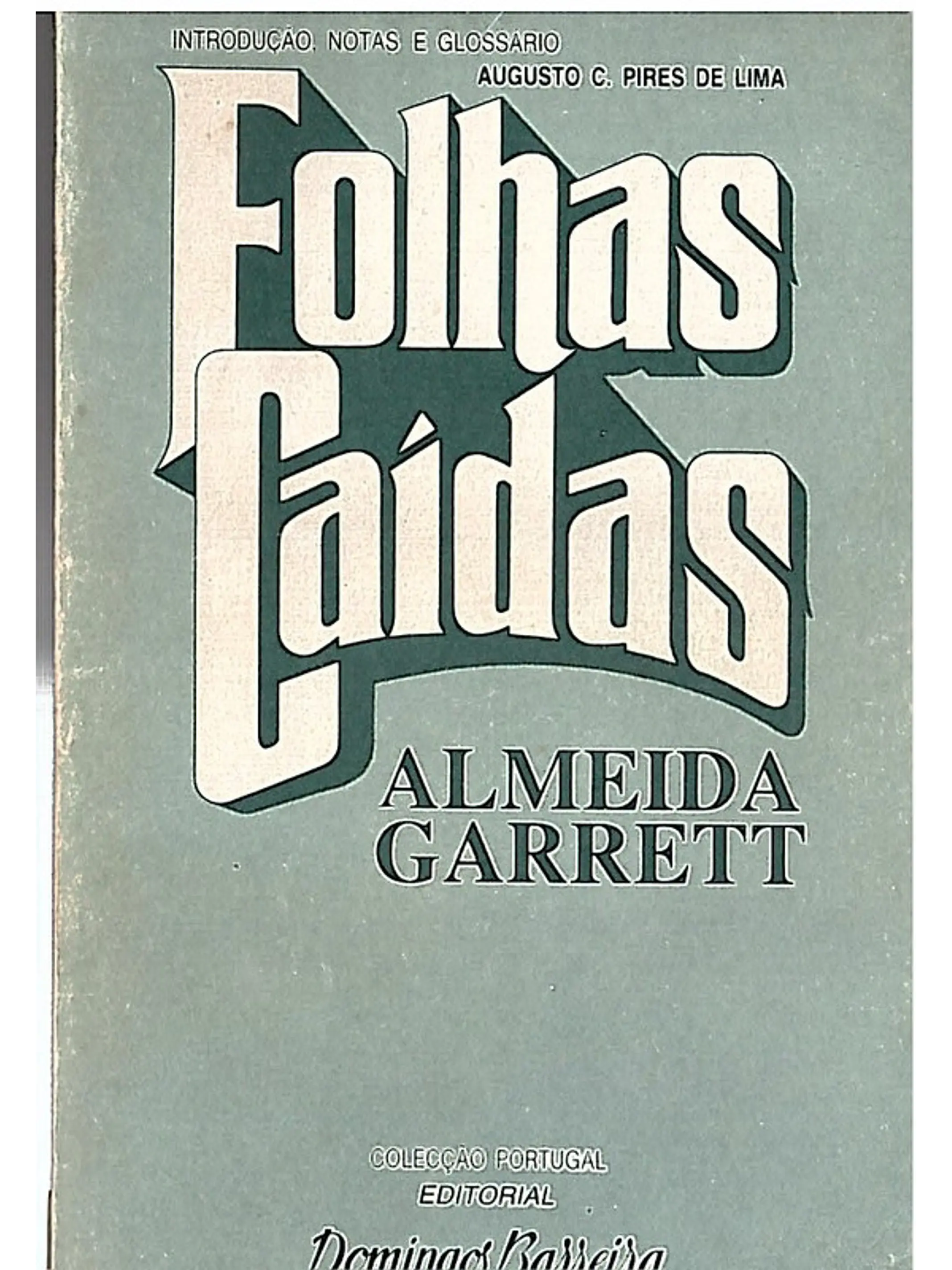 Folhas caídas Almeida Garret 1