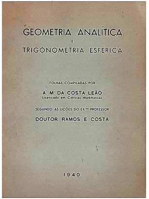 Geometria analítica e trigonometria esférica