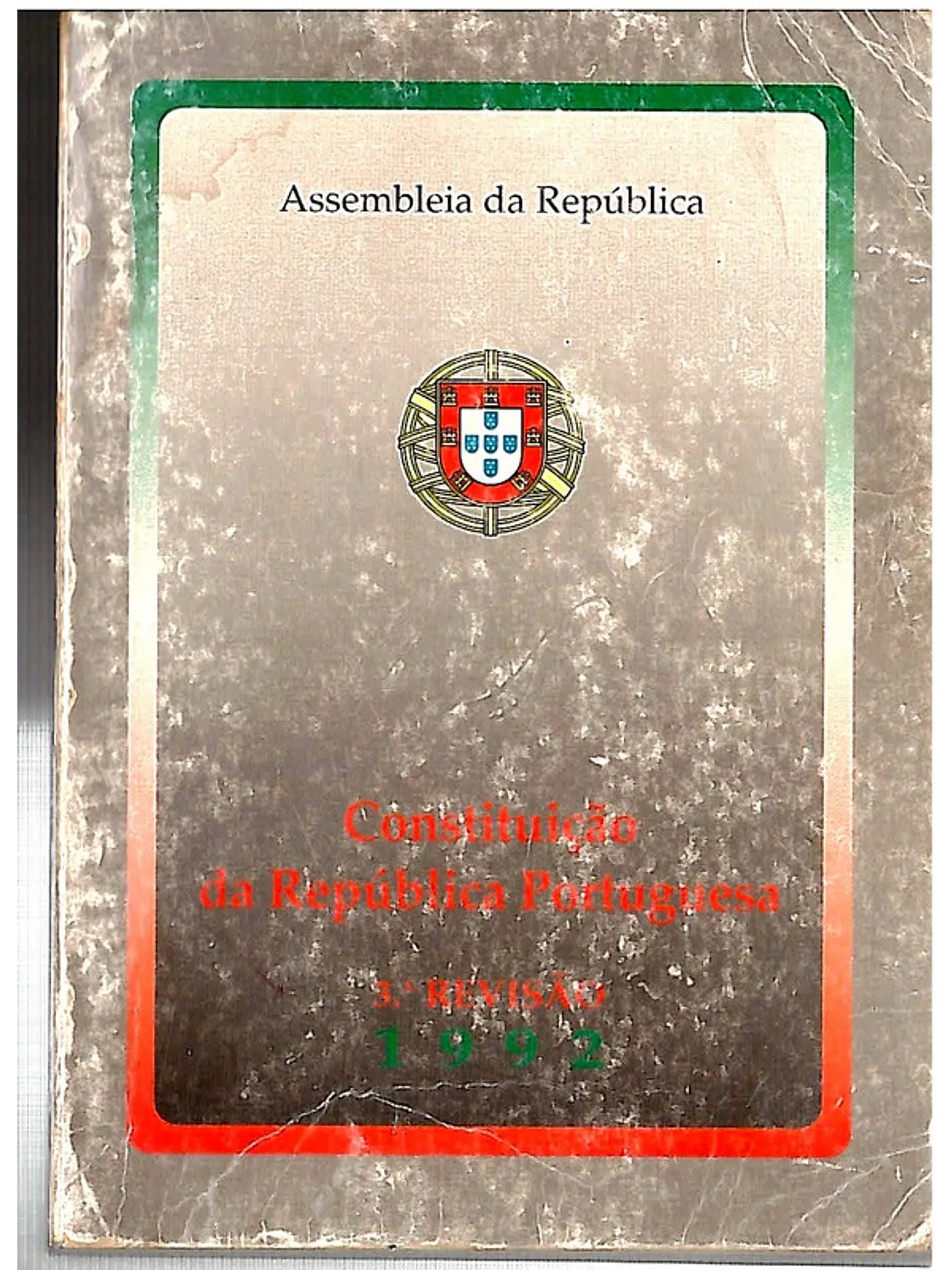Constituição da República portuguesa 3a revisão - 1993 1