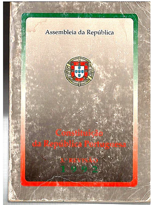 Constituição da República portuguesa 3a revisão - 1993