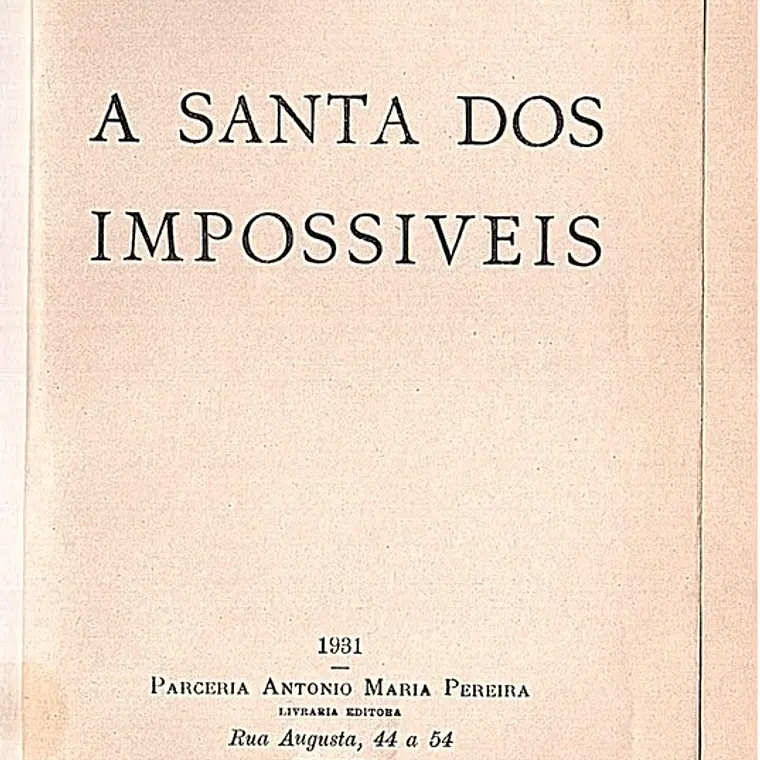 Santa Rita de Cassia - A santa dos impossiveis 1