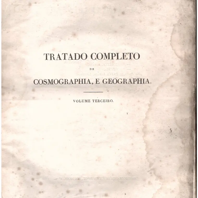 Tratado completo de cosmografia e Geografia 1