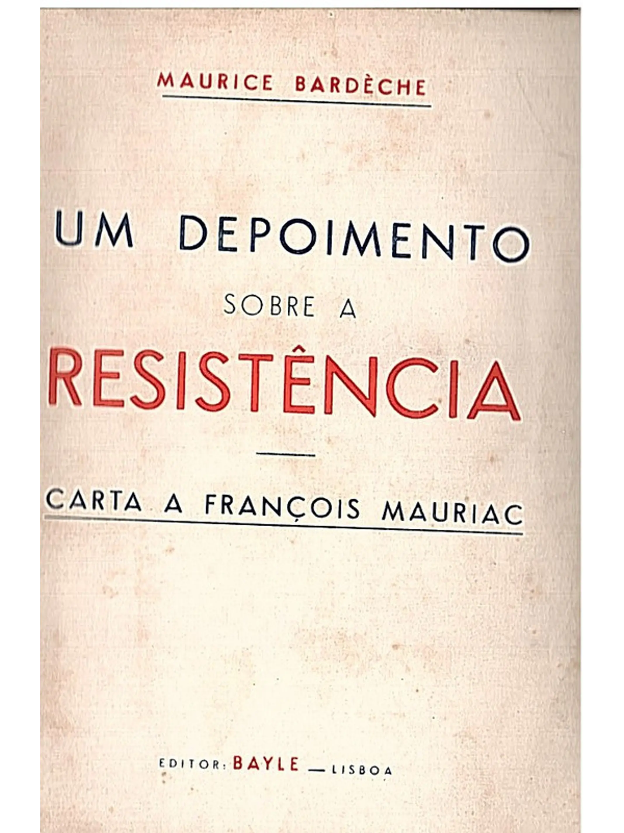 Um depoimento sobre a resistência 1