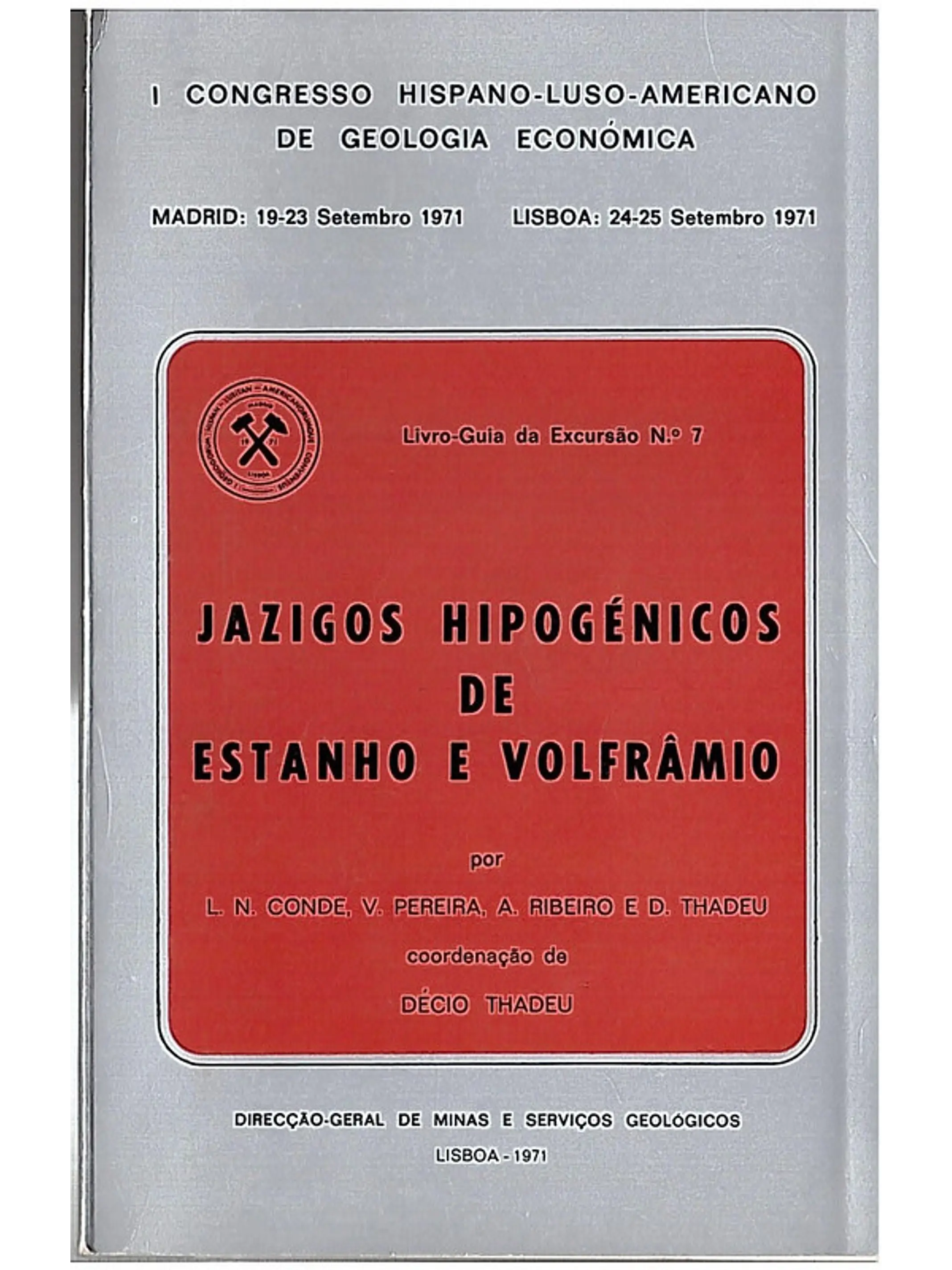 Jazigos e hipogénicos de estanho e volfrâmio 1