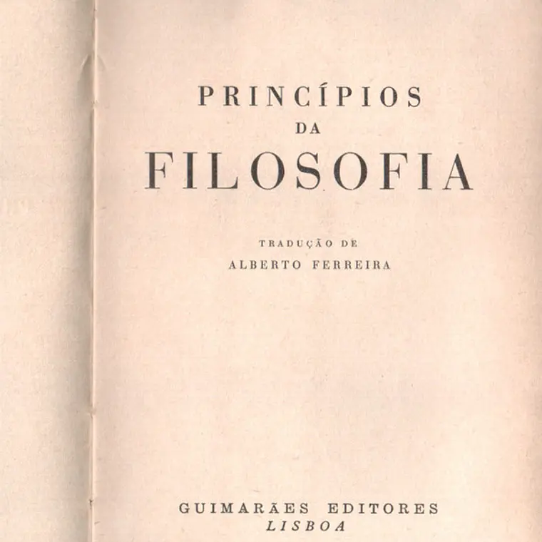 Princípios da filosofia 1