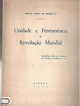 Unidade e permanência da revolução mundial