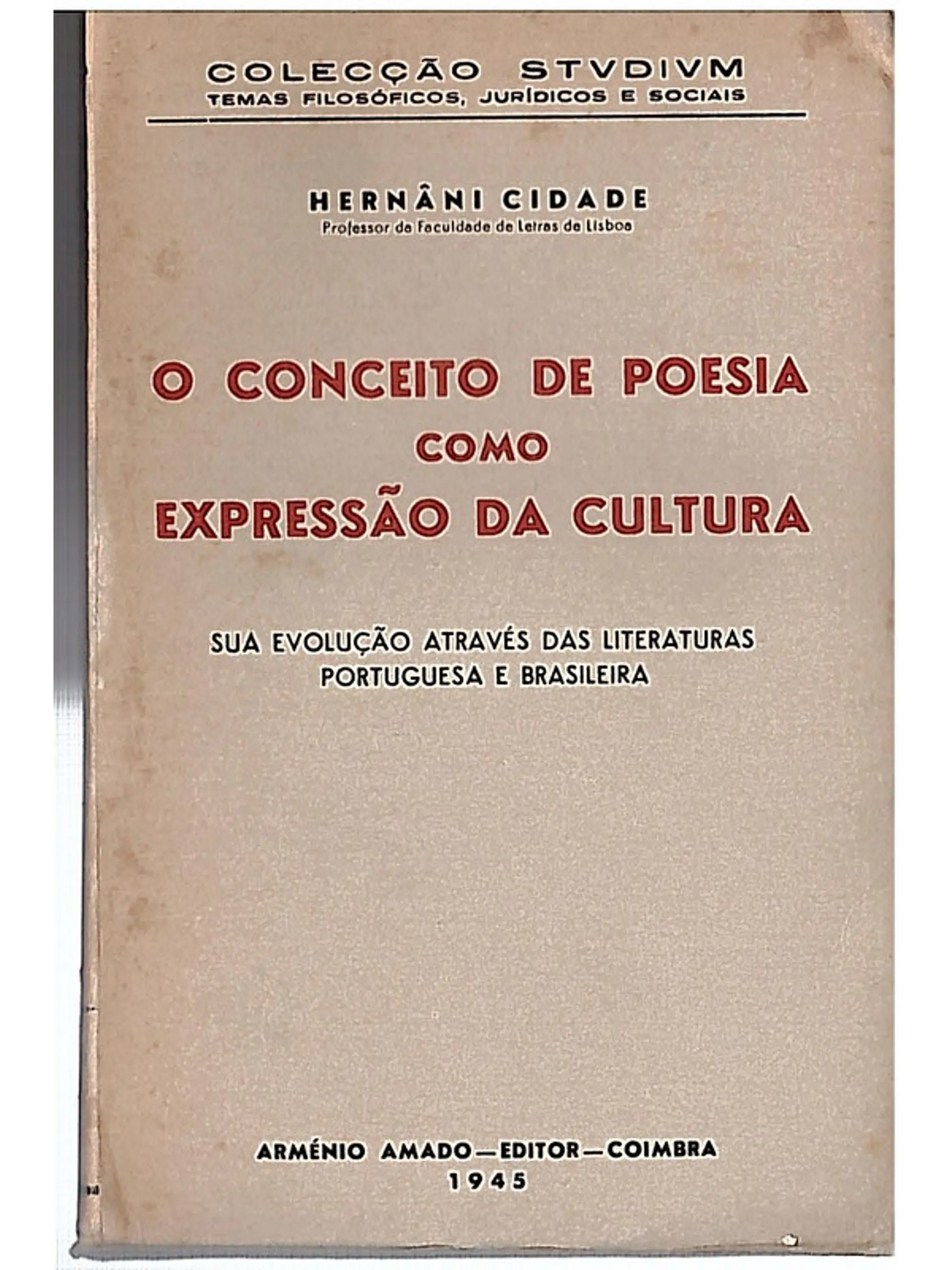O conceito de poesia como expressão da cultura 1