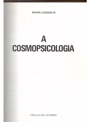 A cosmopsicologia
