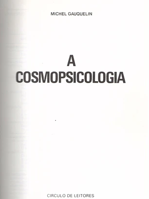 A cosmopsicologia