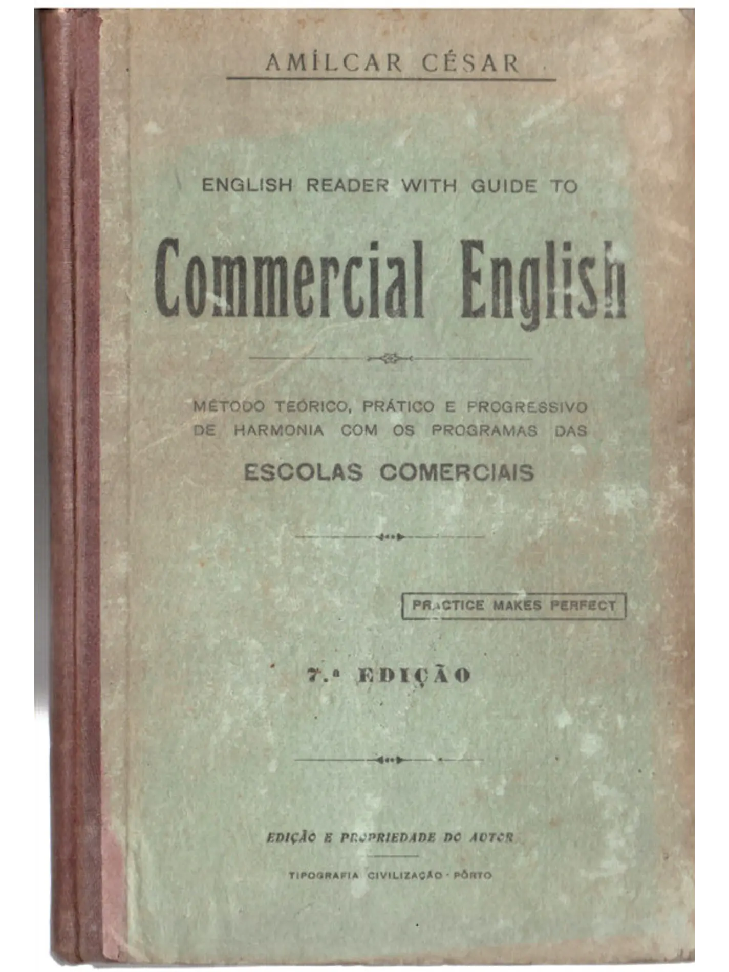 Commercial english - método teórico prático e progressivo de harmonia com os programas das escolas comerciais 1