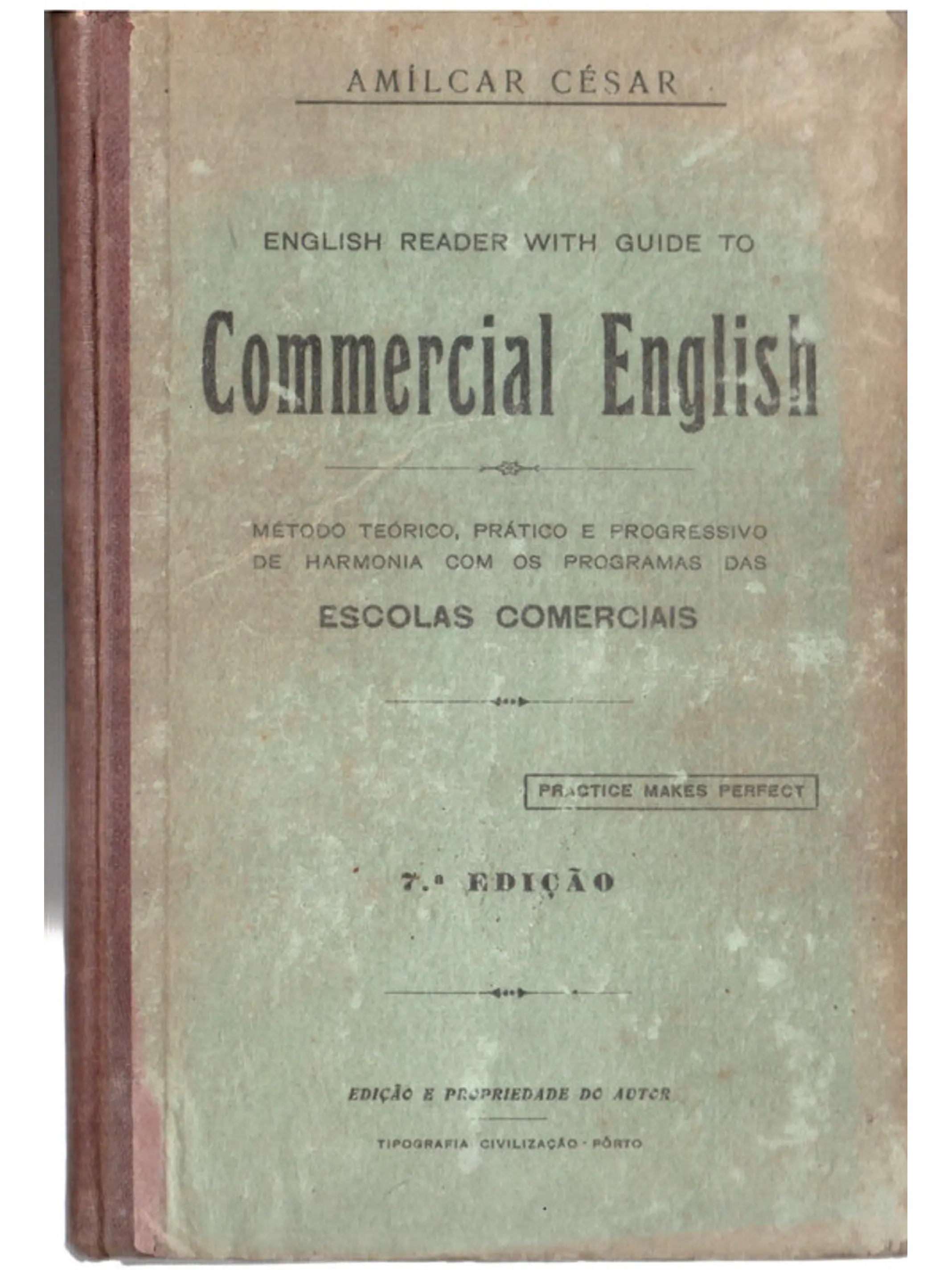 Commercial english - método teórico prático e progressivo de harmonia com os programas das escolas comerciais 1