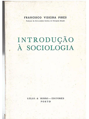 Introdução à sociologia