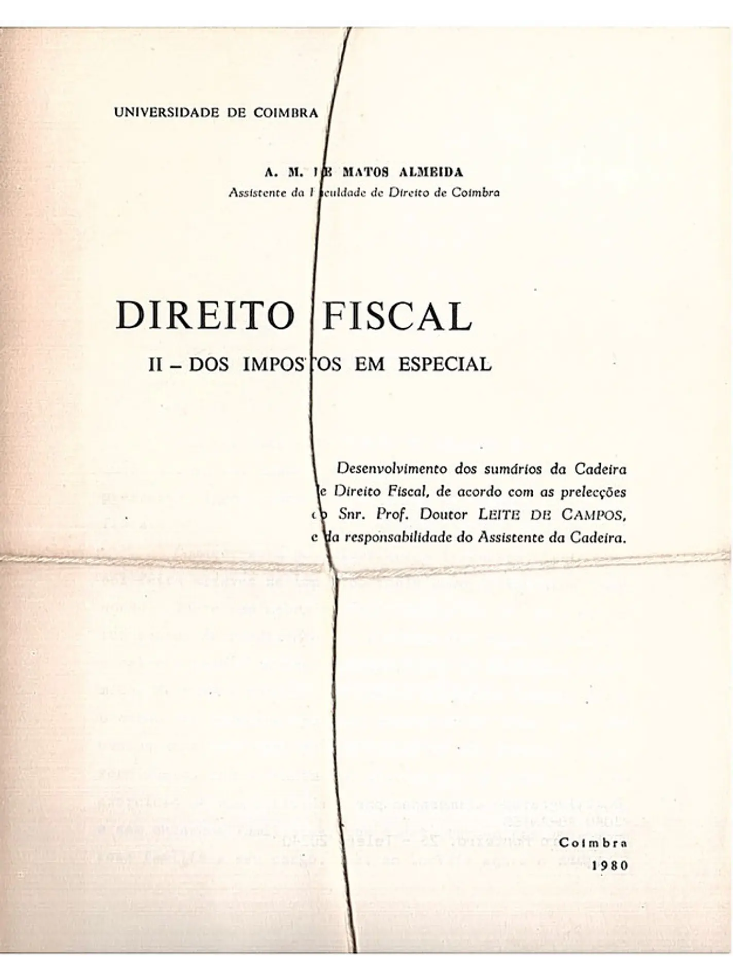 Direito Fiscal - II dos impostos em especial (com anotações pessoais) 1