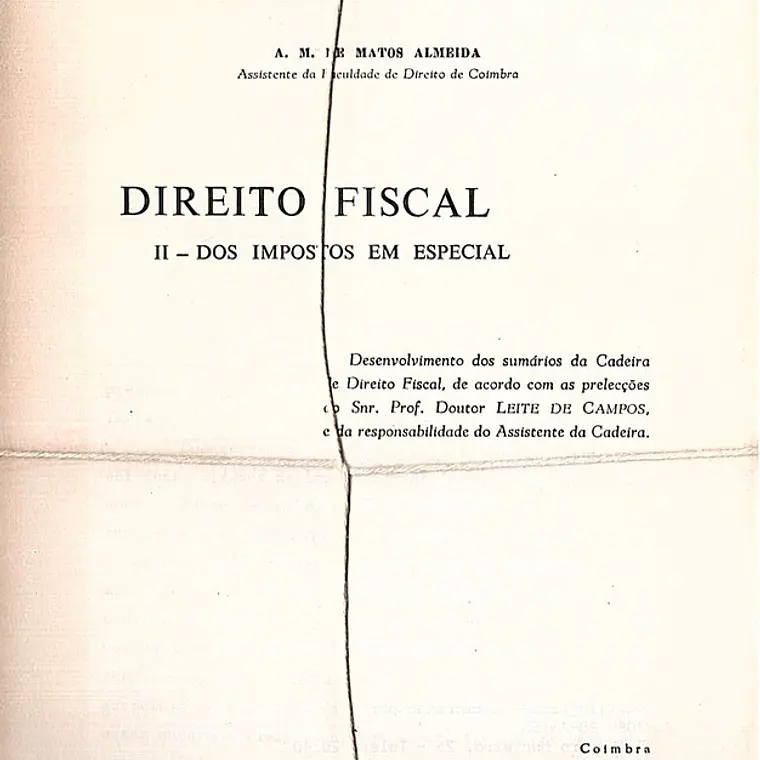 Direito Fiscal - II dos impostos em especial (com anotações pessoais) 1