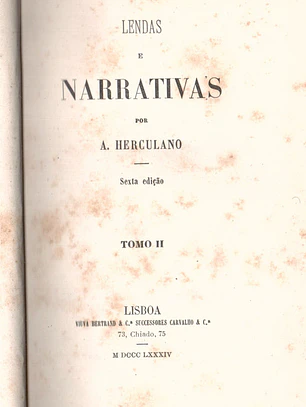 Lendas e narrativas volume 2
