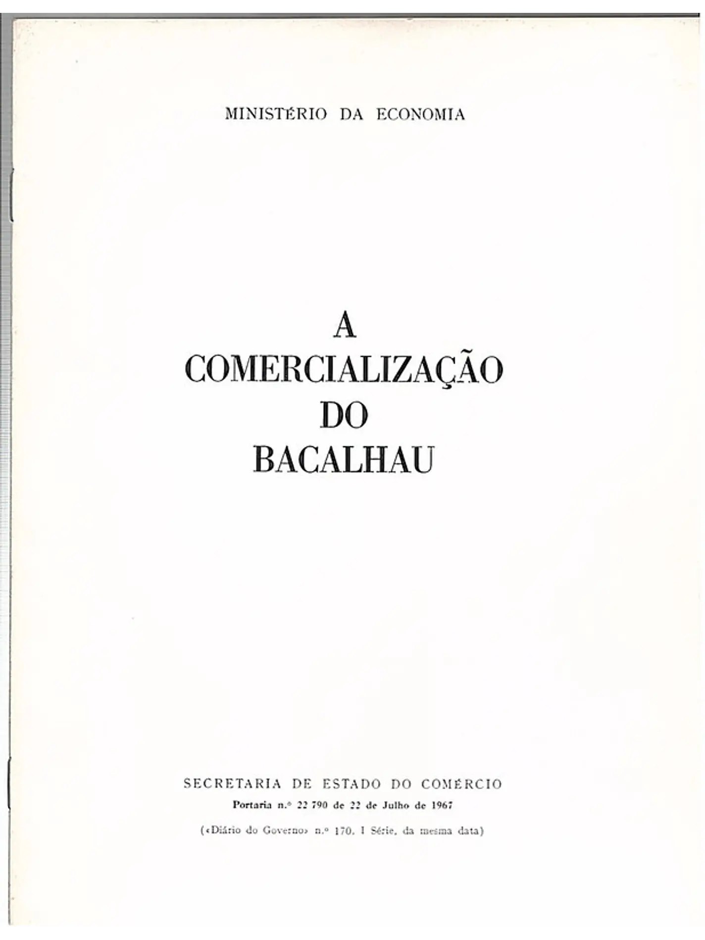 A comercialização do bacalhau 1