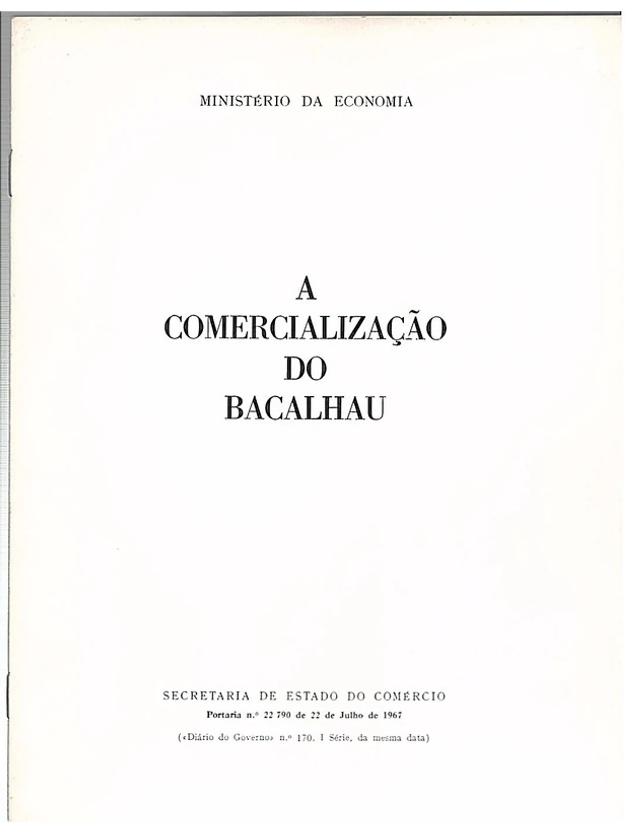 A comercialização do bacalhau 1