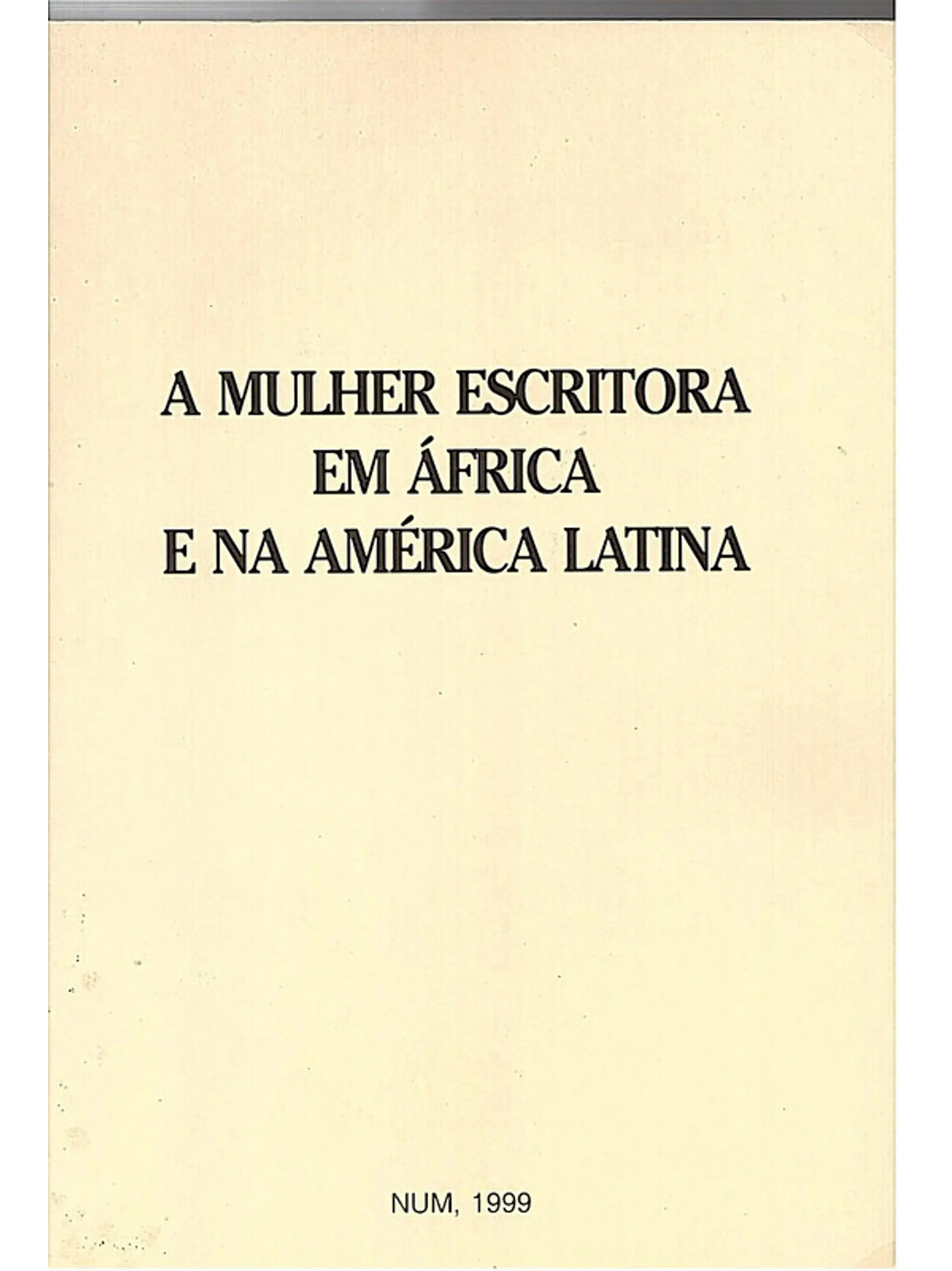 A mulher escritora em África e na américa latina 1