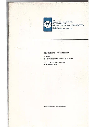 III colóquio nacional do trabalho da organização corporativa e da previdência social
