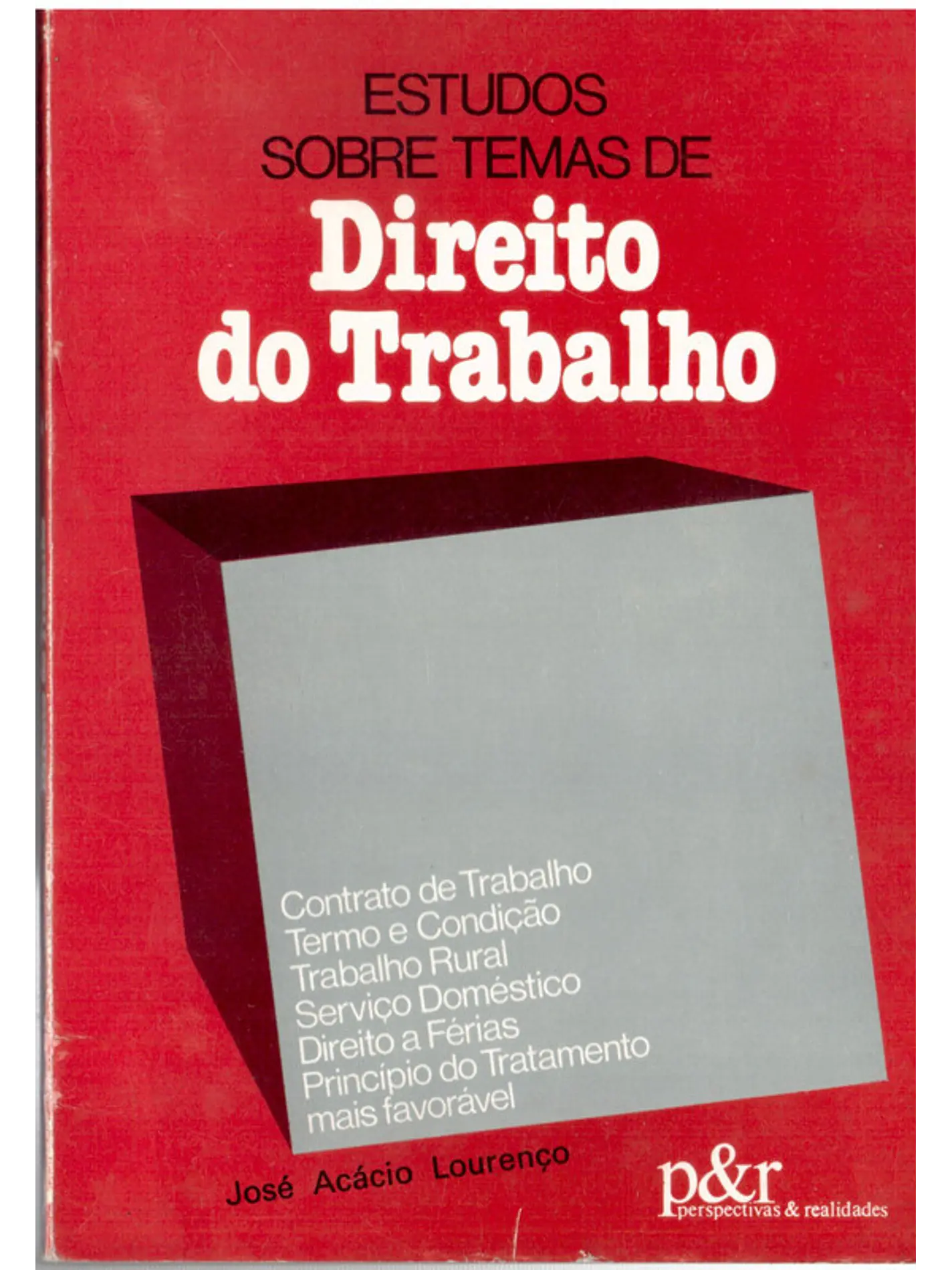 Estudos sobre temas de direito do trabalho 1